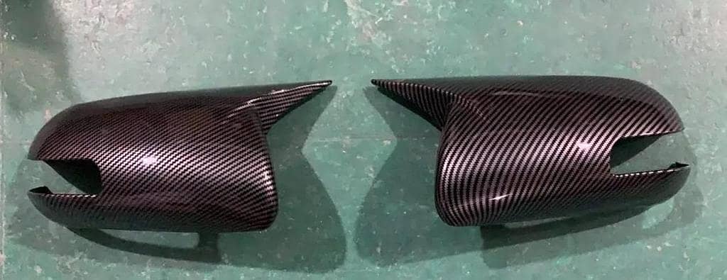 Toyota Corolla Side Mirror Cover Carbon Fiber (ABS) BatMan Style for 2009–2014