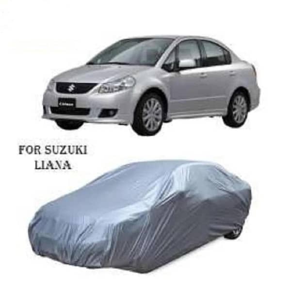 Silver-Coated Parachute Car Top Cover with Storage Bag for Suzuki Liana