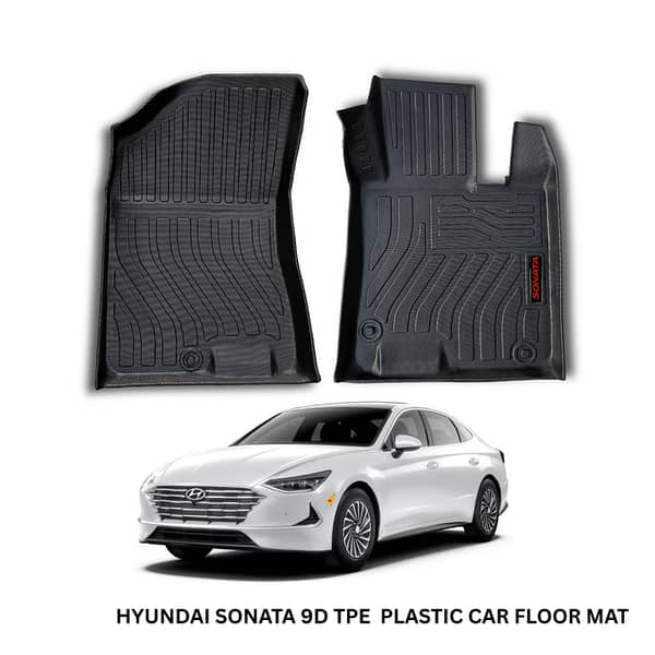 HYUNDAI SONATA 2021-2024 TPE Plastic Heavy-Duty Car Floor Mat