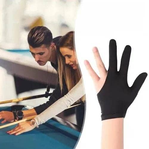 3 finger open lycra snooker billiard gloves left/right hand gloves