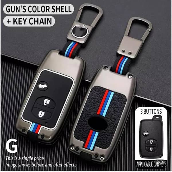 Toyota Prado Zinc Alloy Key Fob Cover
