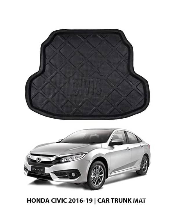 Honda Civic X 2016–2021 Car EVA Trunk Mat