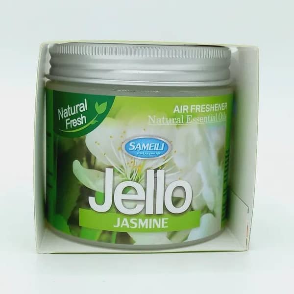 Jello Air Freshener Jasmine Scent – 220g Gel Odor Eliminator for Home, Car, and Office