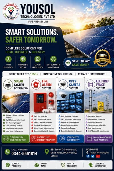 Complete Solar & Security Solutions – Installation & Maintenance