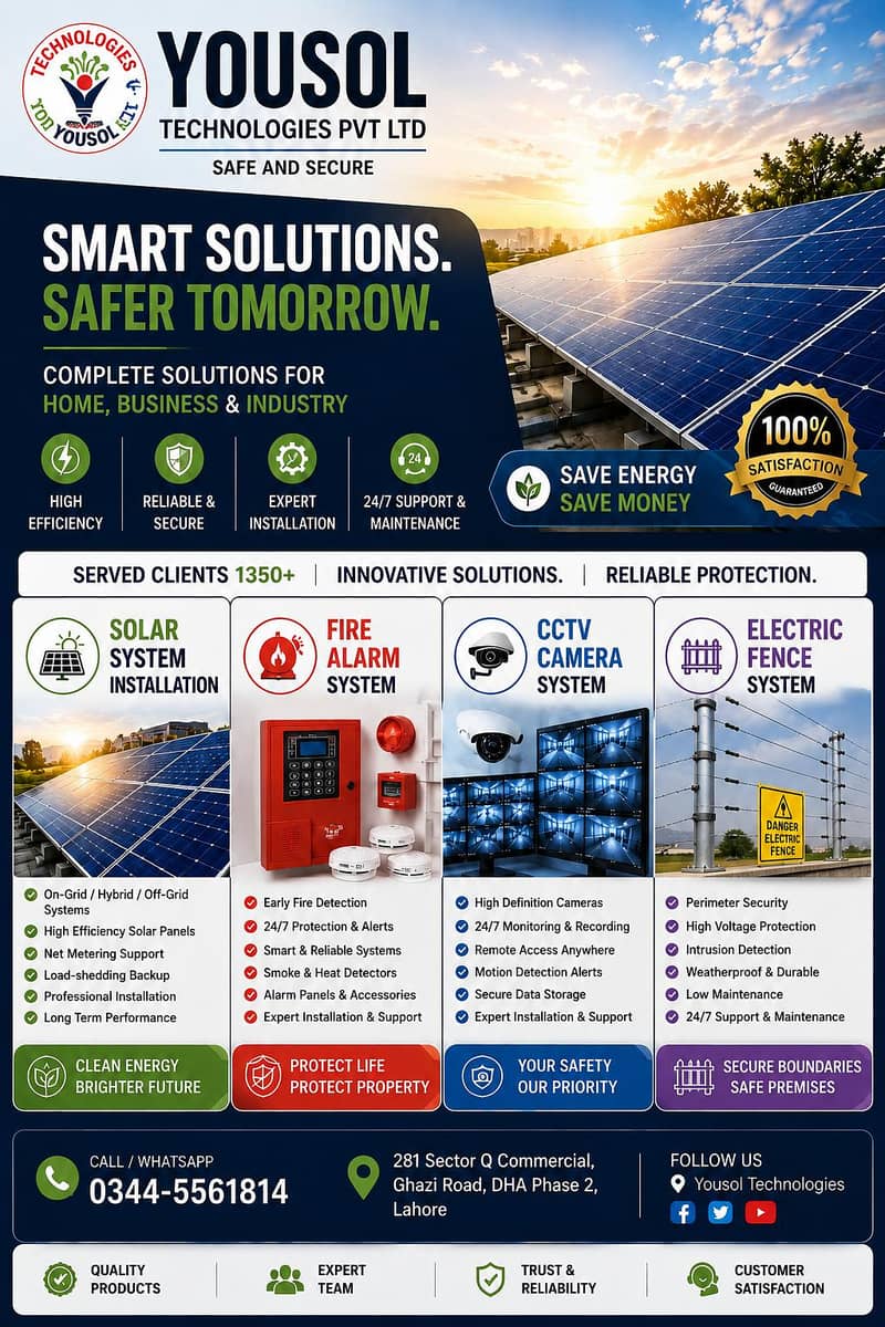 Complete Solar & Security Solutions – Installation & Maintenance 0