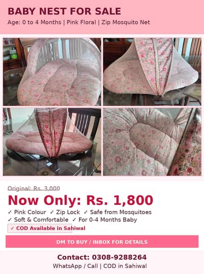 Baby bister/Mosquito net bed