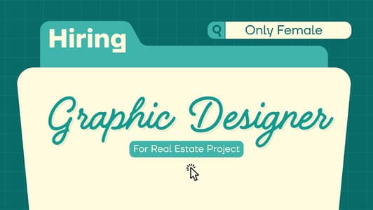 Hiring Female Graphic desiger ( Remote )