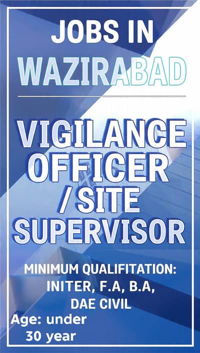 vigilance officer/site supervisor