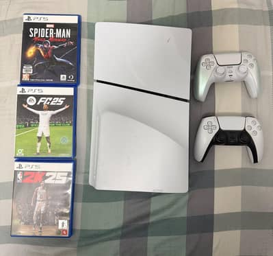 PlayStation 5 Slim Disc Edition – 1TB   One-Hand Used
