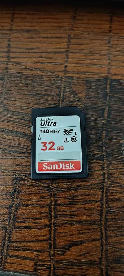 SanDisk ultra SDXC card 32gb