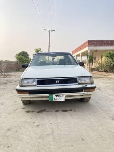 1987 Toyota Corolla | White | Punjab Registered | AC & Power Steering