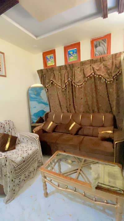 5 seater sofa set urgent for sale in brown color condition 10/10