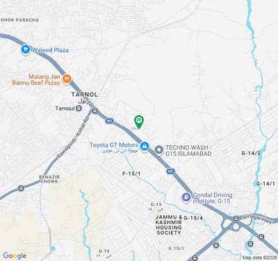 Premium 1 Kanal (50x90) Plot with Exclusive Garden Space F-15/1 Islamabad