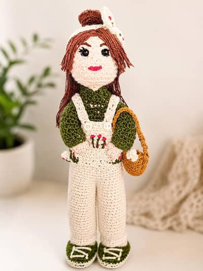 crochet handmade doll 15inch