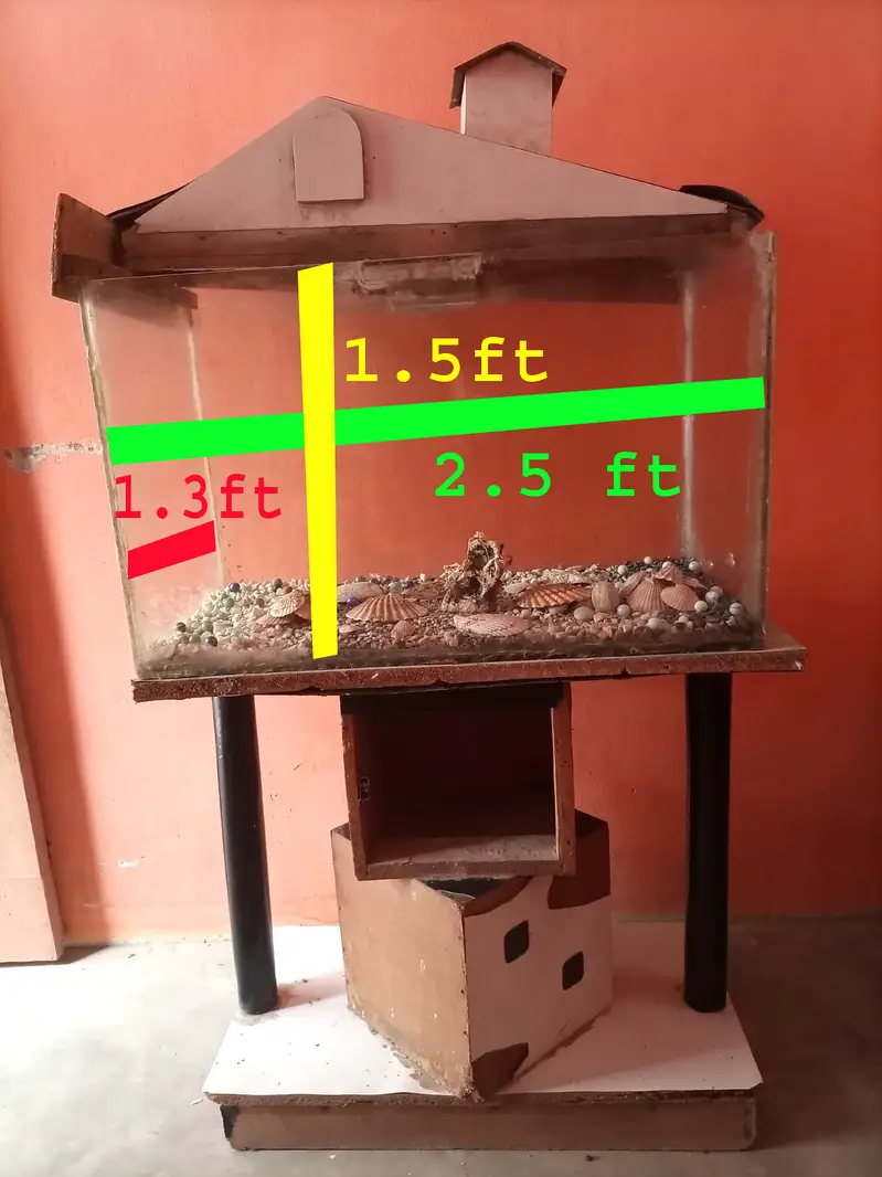 Aquarium for Sale – 2.5 Ft with Trolley — photo 2