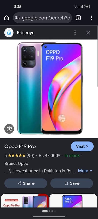 Oppo F19 pro good condition