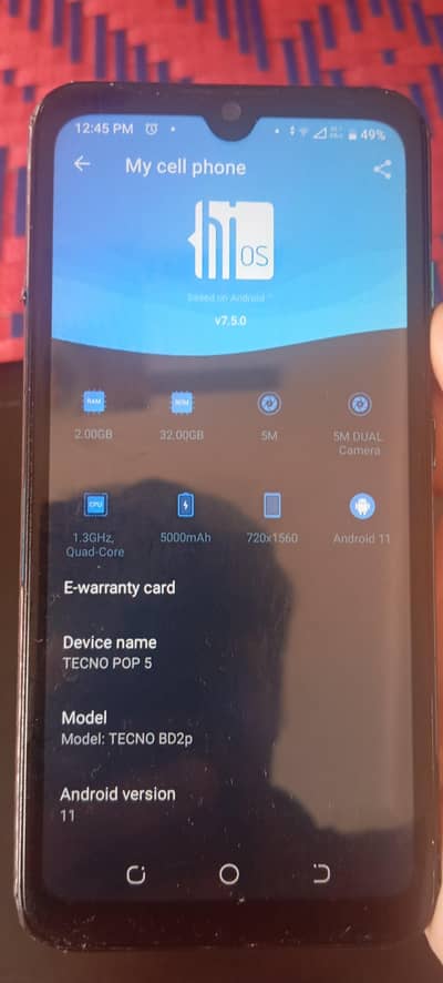 Tecno Pop 5
