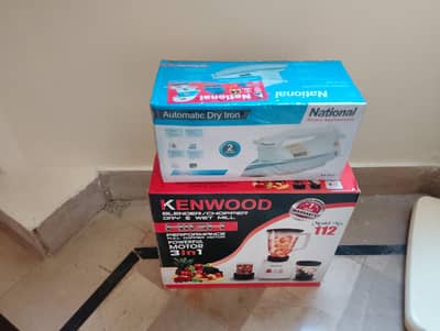 Kenwood 3in1 and National Iron