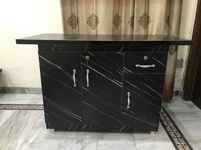 WOODEN IRON STAND