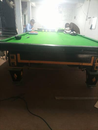 Snooker Table 6x12 marble 2 inch urgent sale good quality