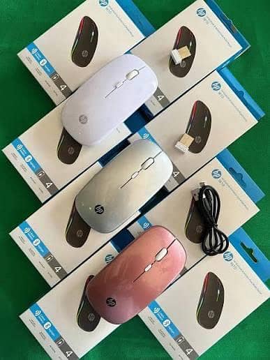 Ho wireless Mouse + chargeable 3