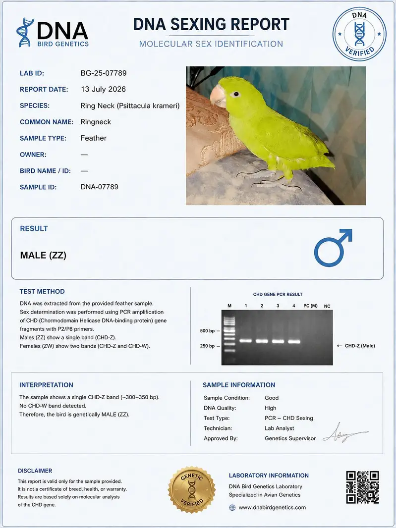 confirm male female DNA k sath exchange bhi ho sakta. fully hand tame — photo 3