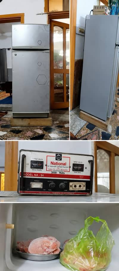 double door haier fridge with refrigerator