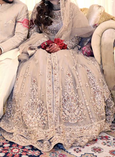 Bridal Maxi / Wedding Dress – Champagne Gold – Excellent Condition