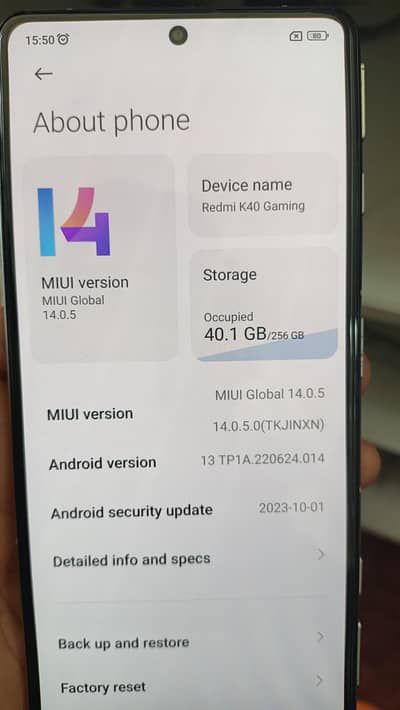 Redmi k40 gaming