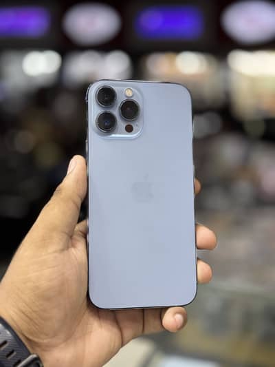 Apple iPhone 13 Pro Max 128GB JV Sierra Blue 86% Battery Health Kit