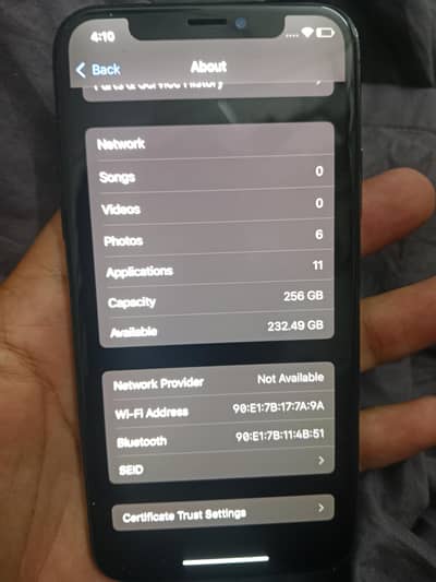 Apple iPhone XS non pta bypass 256 gb