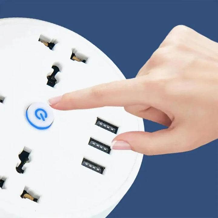 EU Plug Extension Socket with USB Portsh Multifunction 4