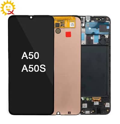 samsung a50 original panel with frame