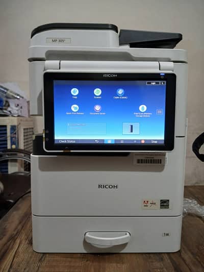 Ricoh MP 305+ All in one Scanner, Printer and Photocopier for Sale.