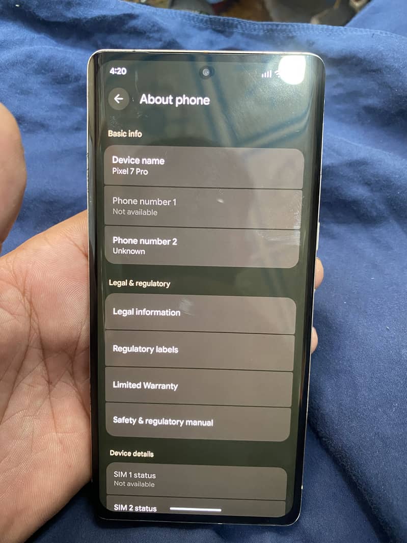 Google Pixel 7 Pro 9