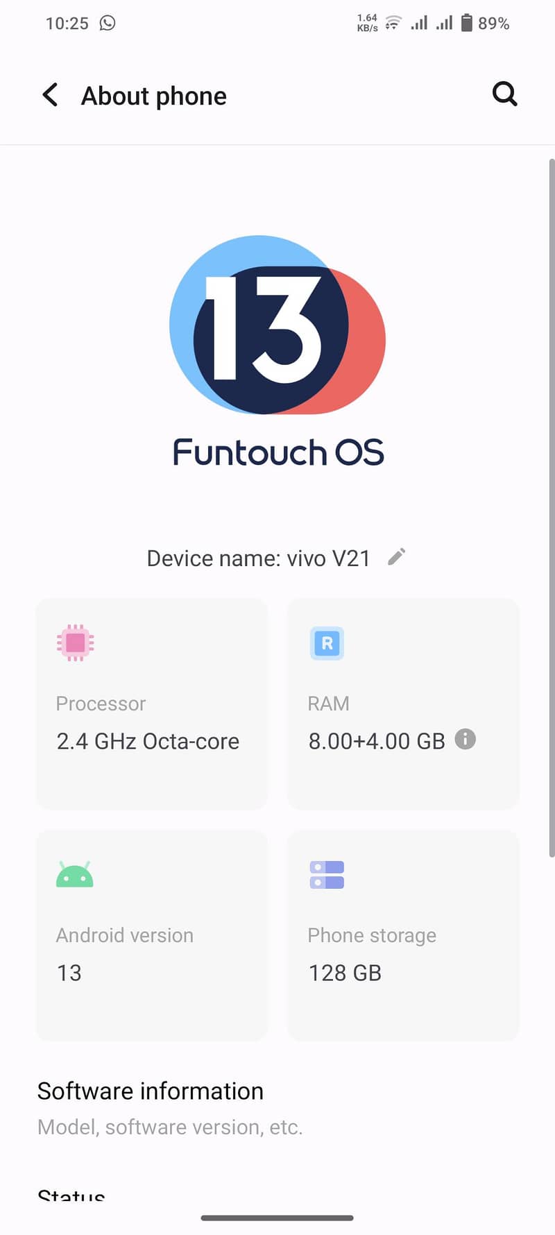 Vivo V21 6