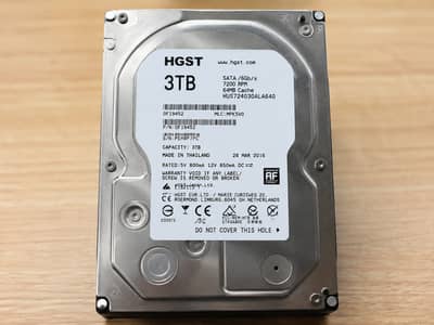 3TB Hard Drive HGST