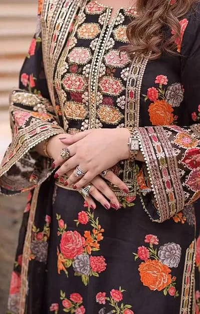 Kareena embroidered three piece