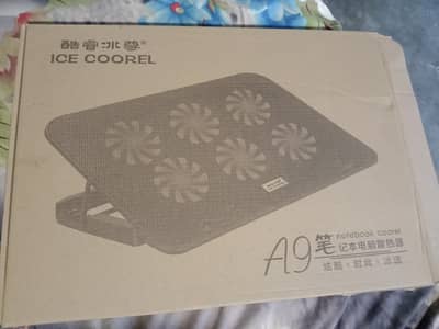 ICE COOREL A9 Laptop Cooling Pad 6 Fan - Brand New Box Pack