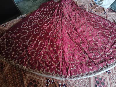 lahnga with shirt and net dupta