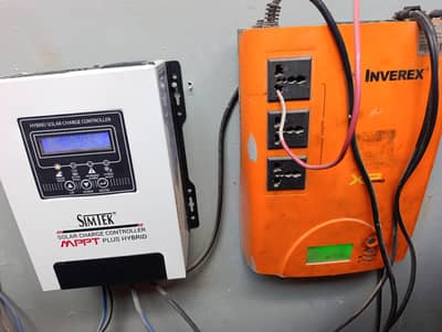 Simtek MPPT+ hybrid & Inverex Inverter