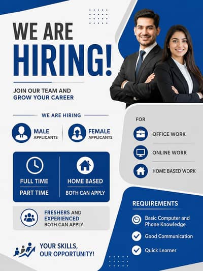 Hiring male and female staff