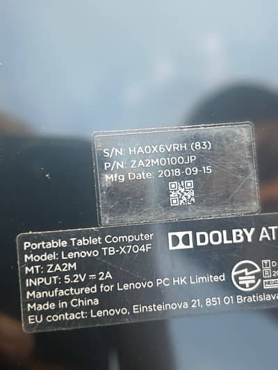 Ipad Lenovo 10 pluse  16  GB