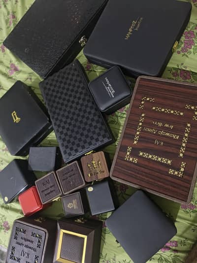 jewelry boxes for rings, bracelets, earings and whole set