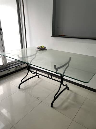 Steel Dining Table With 6 Chairs