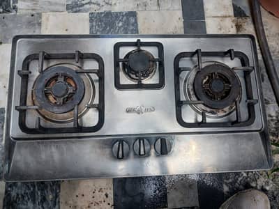Nas Gas 3 Burner Stove almost new