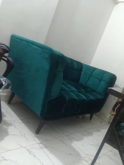 Sofa Emerald Green 2 Seater
