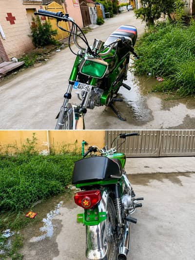 Urgent for sale 70cc ready for 14th August