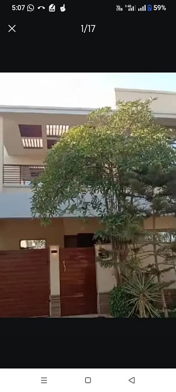 Precinct 1 272sq. y fully furnished Ground portion available for rent 03135549217