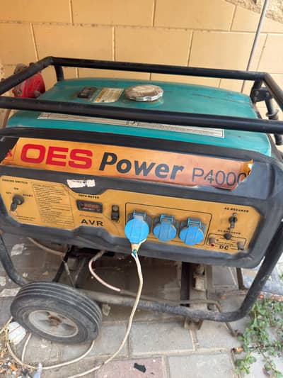 OES Power P4000 Generator 4KVA – Dual Fuel (Petrol & Gas) with Key